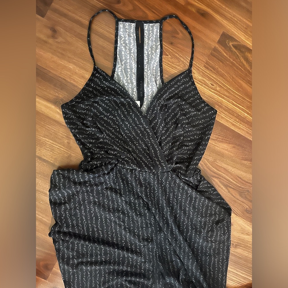 BCBG Generation Drape Pocket Jumpsuit Size S